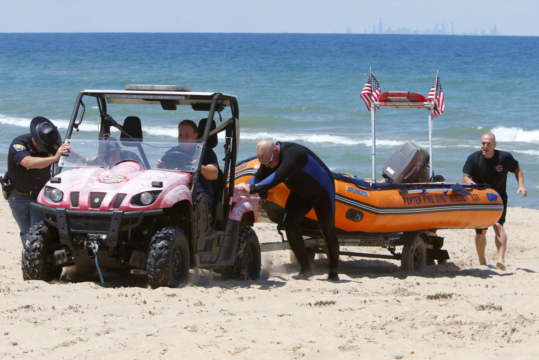 Water Rescue at Dunes